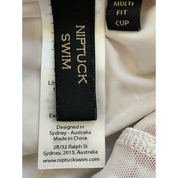 Nip Tuck Swim One Piece Swimsuit Multicolor Striped Swimwear - Picture 10 of 11